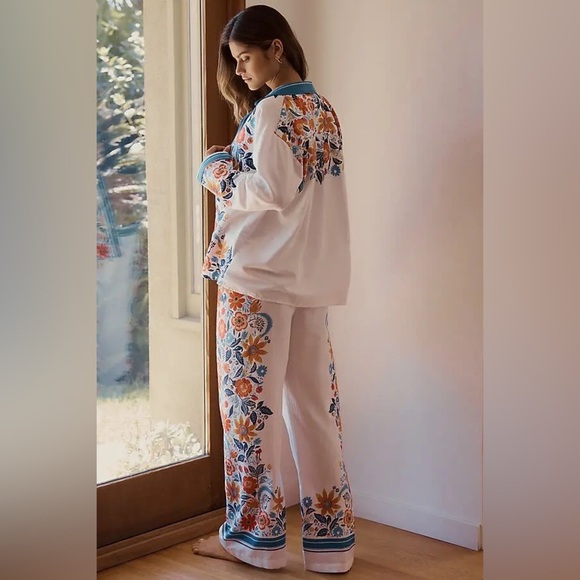 Anthropologie PJ Matching set Top & Bottoms NWT - Picture 2 of 14